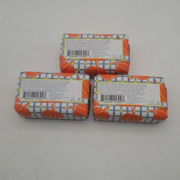 3 Bars of NEW Beekman 1802 Goat Milk Brown Sugar Pumpkin Body Soap Bar 3.5 oz ea - Picture 3 of 3